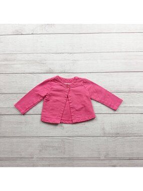 Koala Baby Girls Pink Long Sleeve Cardigan Sweater Months Lightweight 6-9 Months
